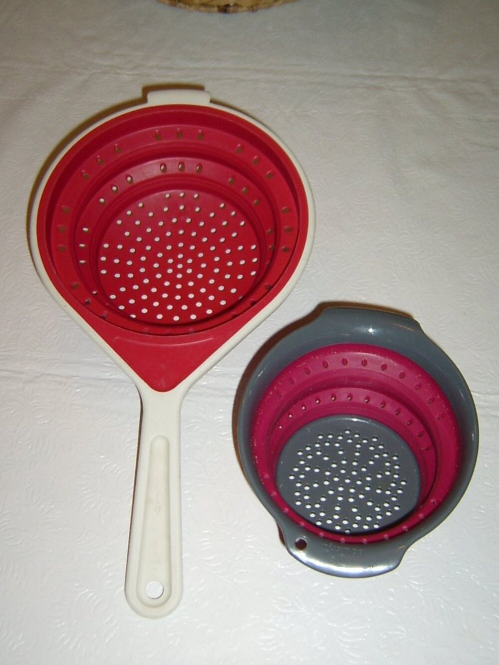 Chef’n Collapsible Colander/Strainer, & Smaller 3C